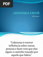 LIDERANÇA CRISTÃ - 18-03-2012