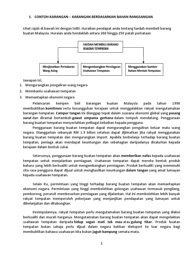 Contoh Karangan Astro Pdf
