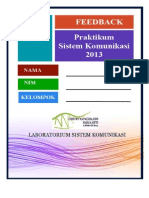 Feedback Siskom 2013 Update