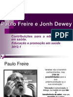 Paulo Freire e Jonh Dewey