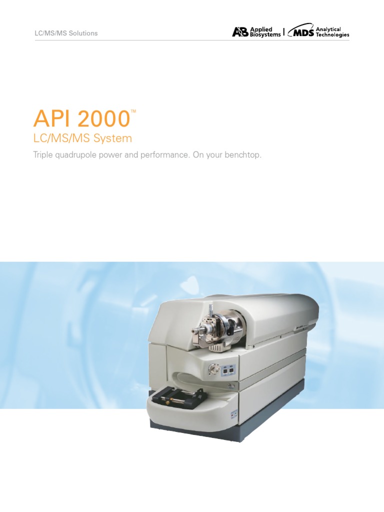 LC/MS/MS System: Triple Quadrupole Power and Performance. On Your ...
