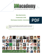 Fundamental LC-MS Electrospray Ionisation Instrumentation