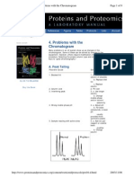 Page 1 of 9 HPLC Troubleshooting: 4. Problems With The Chromatogram
