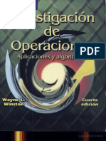 Investigacion de Operaciones Aplicaciones y Algoritmos Winston Wayne