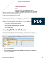 Data Services Within The SAP BI Staging Process