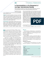 Consensus Upper Gastrointestinal Bleeding