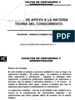 Material FCA Teoria Del Conocimiento Semestre 10-1