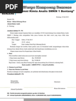 Tembusan disampaikan dengan hormat kepada