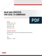 NH3 New KBR Process For Coal To Ammonia