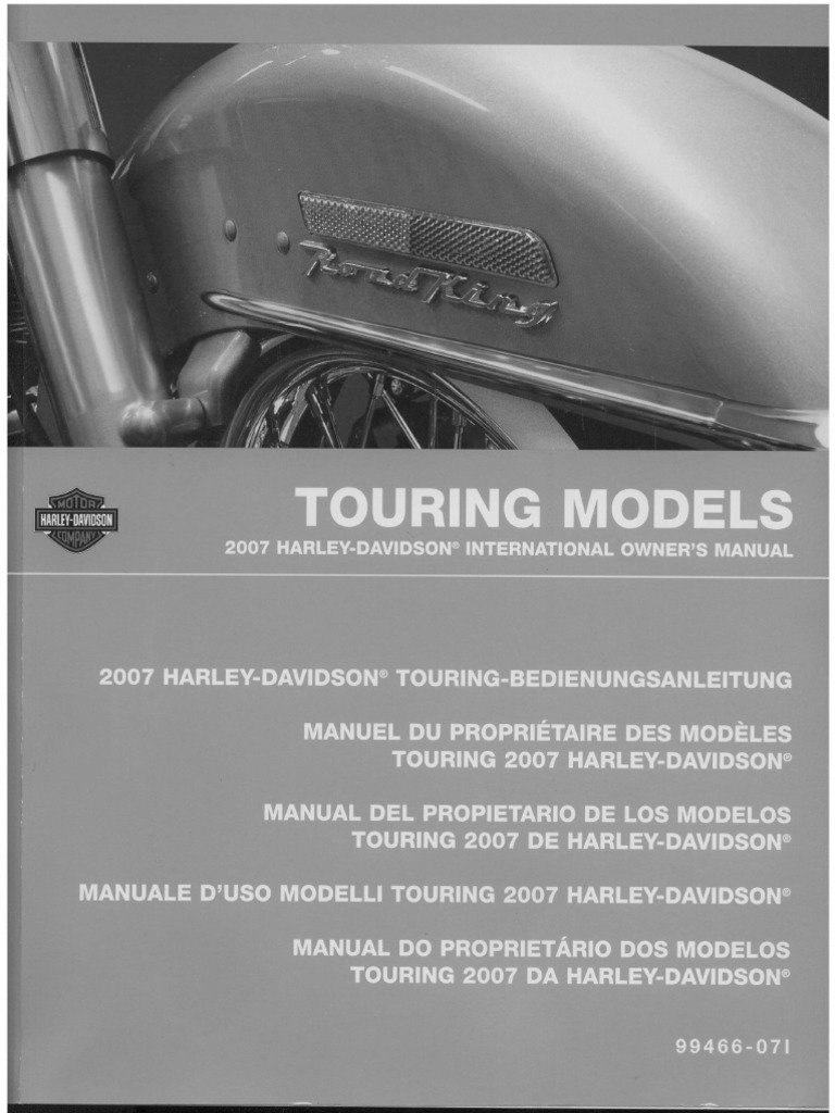 2017 HARLEY DAVIDSON OWNERS MANUAL PDF visual data 7
