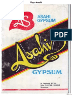 Plafon dan Profil Gypsum Asahi
