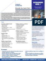 Ultrasonido Nivel 1: Certifíquese Como Inspector en Ultrasonido Tipo "Pasivo" Nivel 1