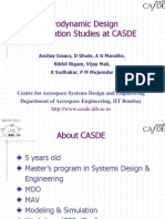 Aerodynamic Design Optimization Studies at CASDE