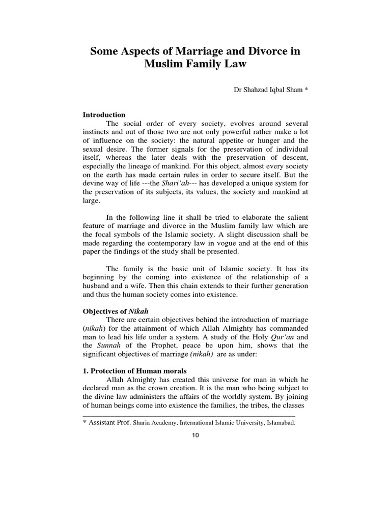 Marriage and Engagement in Islam | PDF | Sharia | Husband