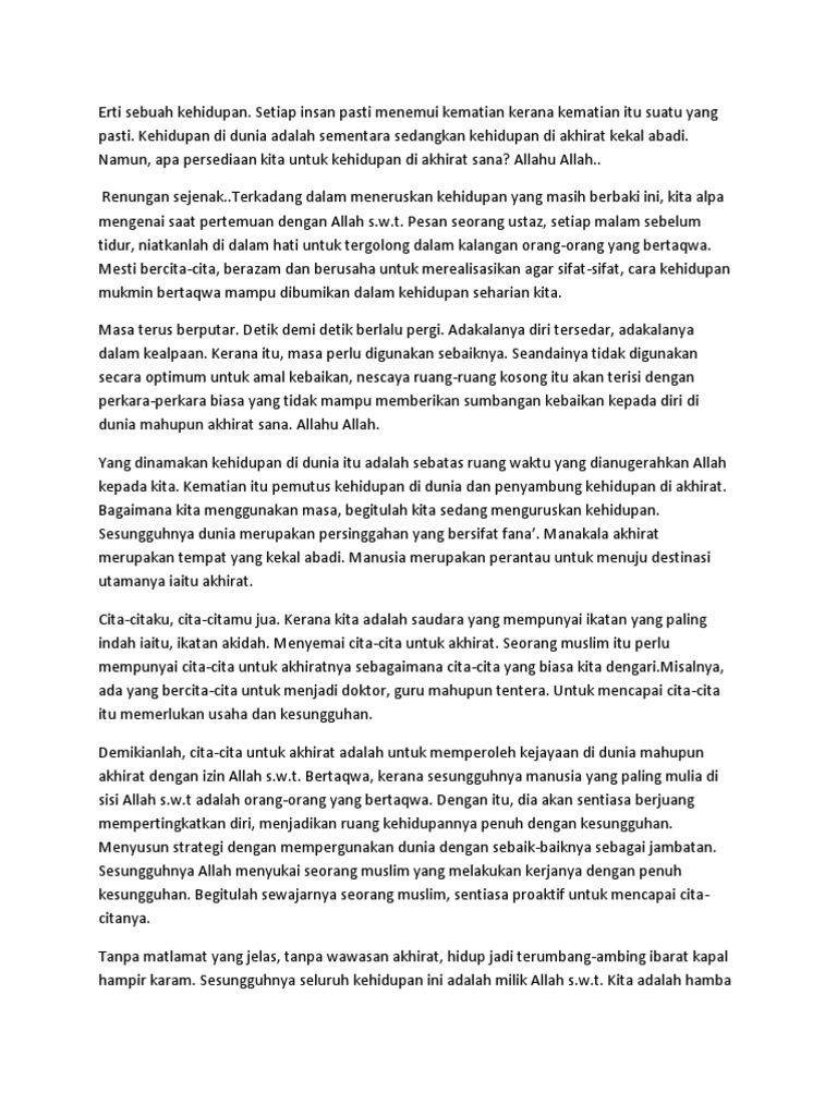 Kesungguhan Mencapai Cita Cita Pdf