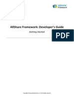 AllShare Framework Developers Guide Getting Started v1.0