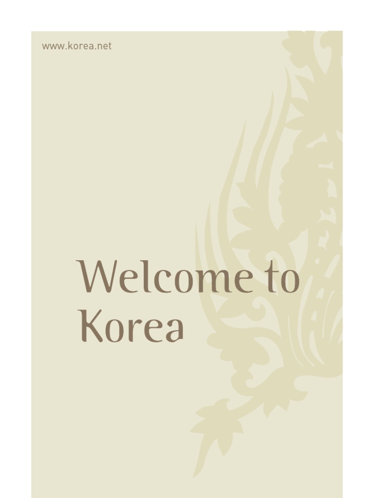 WELCOME TO KOREA IN KOREAN intelligence overview