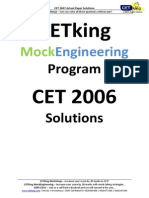 CET 2007 Solutions