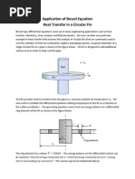 Bessel Application, Circular Fin