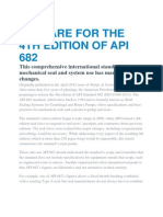 Prepare For The 4th Edition of API 682