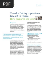 Transfer Pricing Regulations Take Off in Ghana