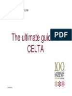 Cambridge Webinar - The Ultimate Guide To CELTA