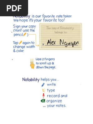 Welcome to Notability