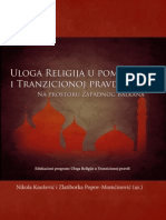 Uloga Religije U Pomirenju I Tranzicionoj Pravdi