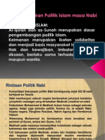 Pemikiran Politik Islam Pada Masa Nabi Muhammad SAW