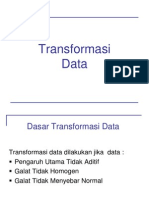 BIOMETRIKA II - Transformasi Data