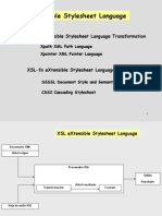 XSLT Extensible Stylesheet Language Transformation