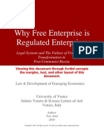 Why Free Enterprise is Regulated Enterprise