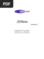 Ajmenu User Guide