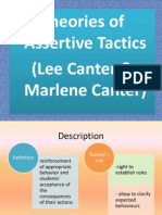 Theories of Assertive Tactics (Lee Canter & Marlene Canter)