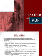 Hilda Hilst Apresentação Pronta