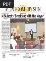 MBA Hosts Breakfast With The Mayor': Inside This Issue