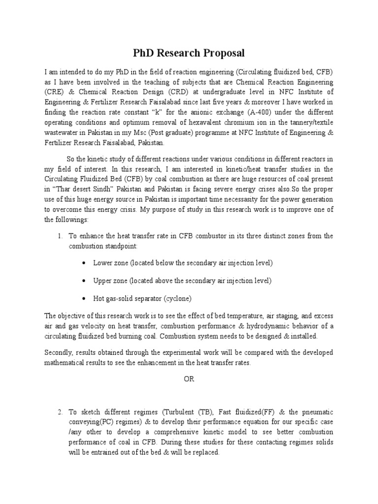 research proposal format for phd admission