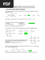Ejercicios Resueltos de Geometría | PDF | Geometría Elemental ...