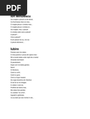 Altcineva Ion Minulescu