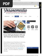 Forum Shill Gets Busted - ATS and GLP Censor To Cover His Tracks Insanemedia