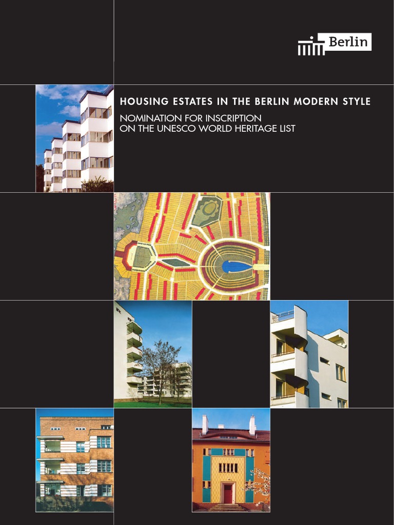 Housing Estates In The Berlin Modern Style Nomination For - 