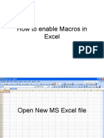 How to Enable Macros in Excel
