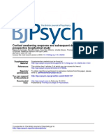 Prospective Longitudinal Study Cortisol Awakening Response and Subsequent Depression