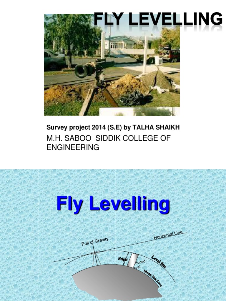 Fly Levelling | Surveying | Scientific Observation