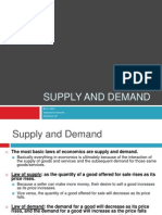 Supply and Demand