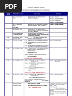 Kalendar UTM semester 2 2009/2010