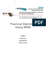 13 Practical Statistics Using SPSS Revision 2009
