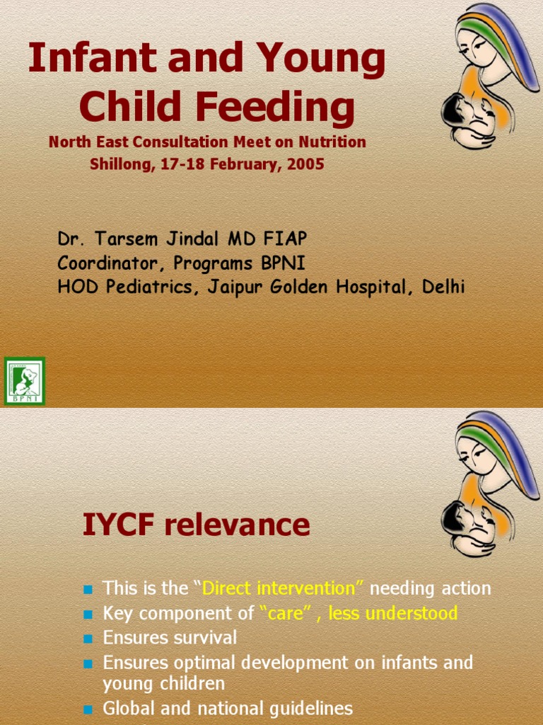 infant and young child feeding