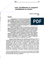 Clinica Escola - Atendimento Ao Estágiário Ou Atendimento Ao Cliente (Impresso)