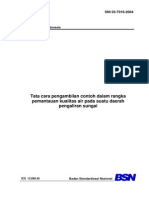 SNI 2004 Pedoman Pengambilan Pemantauan Kualitas Air